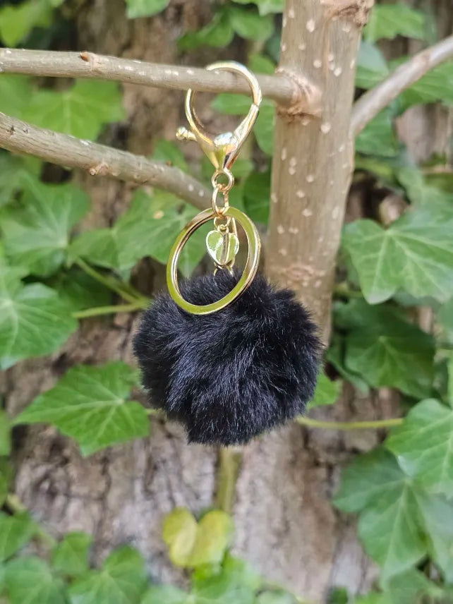 Black 5cm Pom Pom