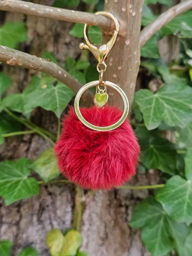 Wine 5cm Pom Pom