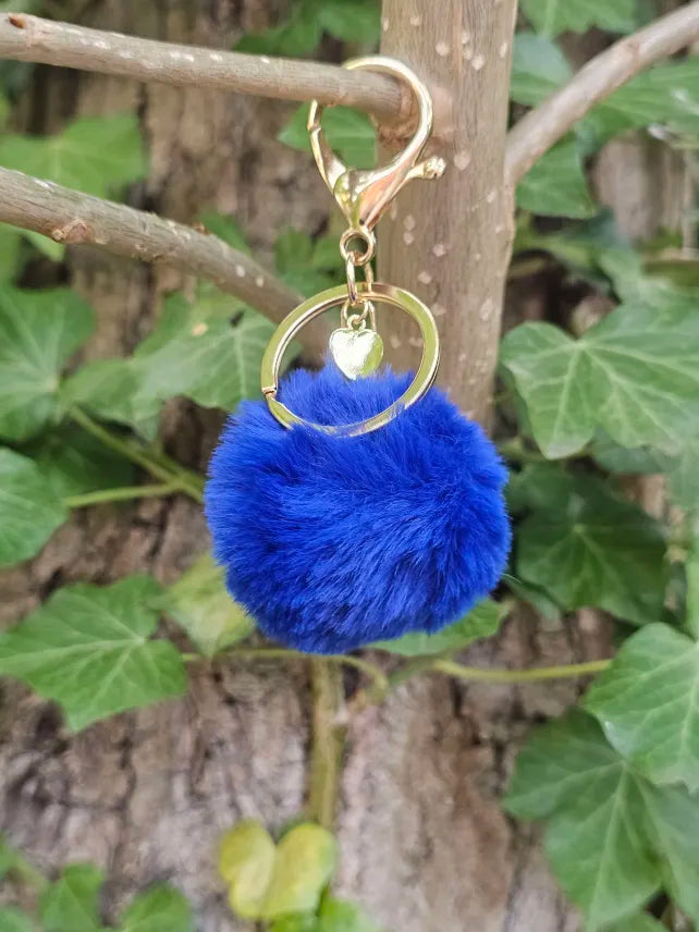 Royal Blue 5cm Pom Pom
