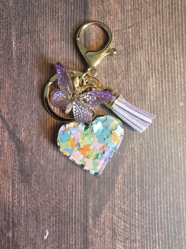 Multicoloured Resin Heart