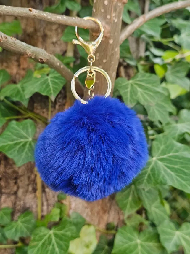 Dark Blue 8cm Pom Pom