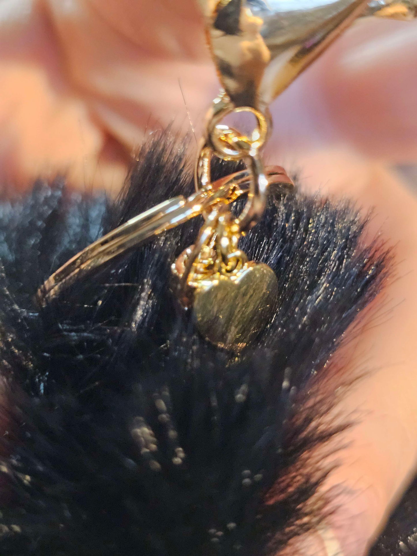 Black 10cm Soft Pom