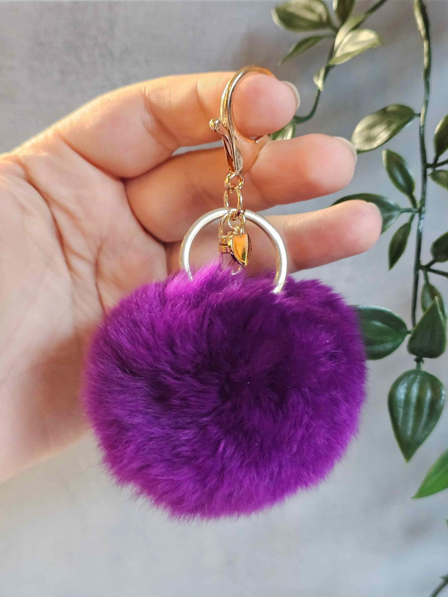 Dark Violet 8cm Pom Pom