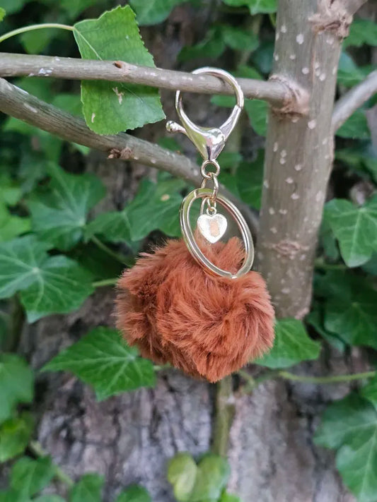 Chestnut 5cm Pom Pom