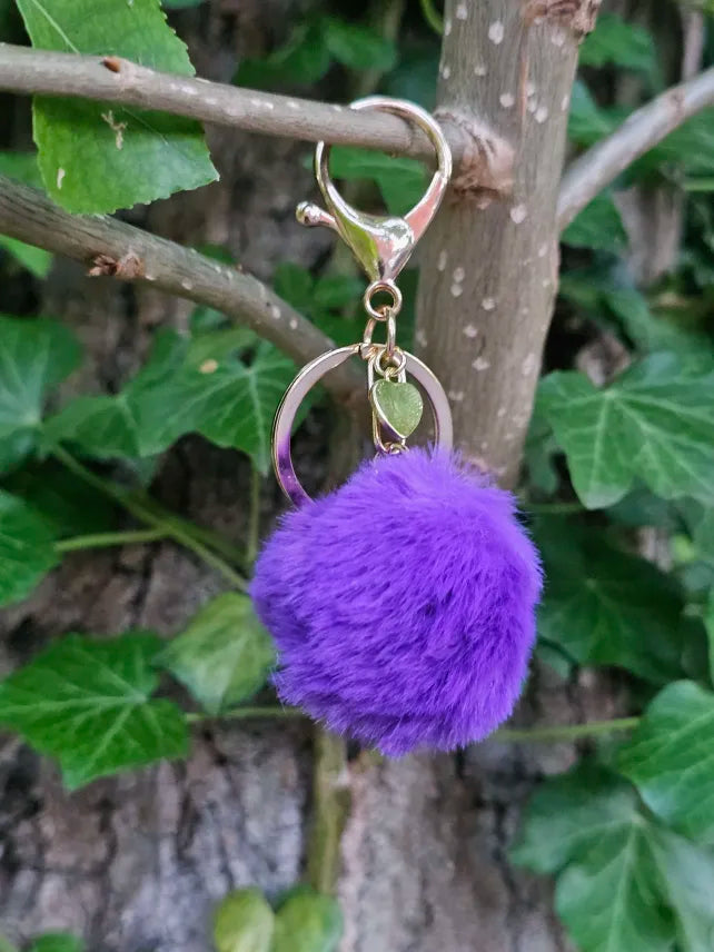 Dark Purple 5cm Pom Pom