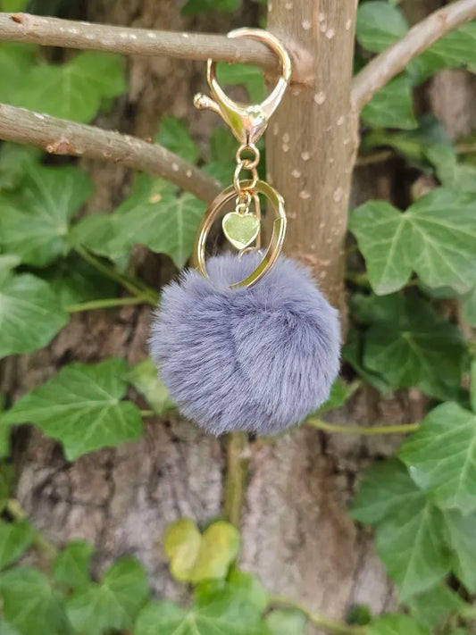 Steel Grey 5cm Pom Pom