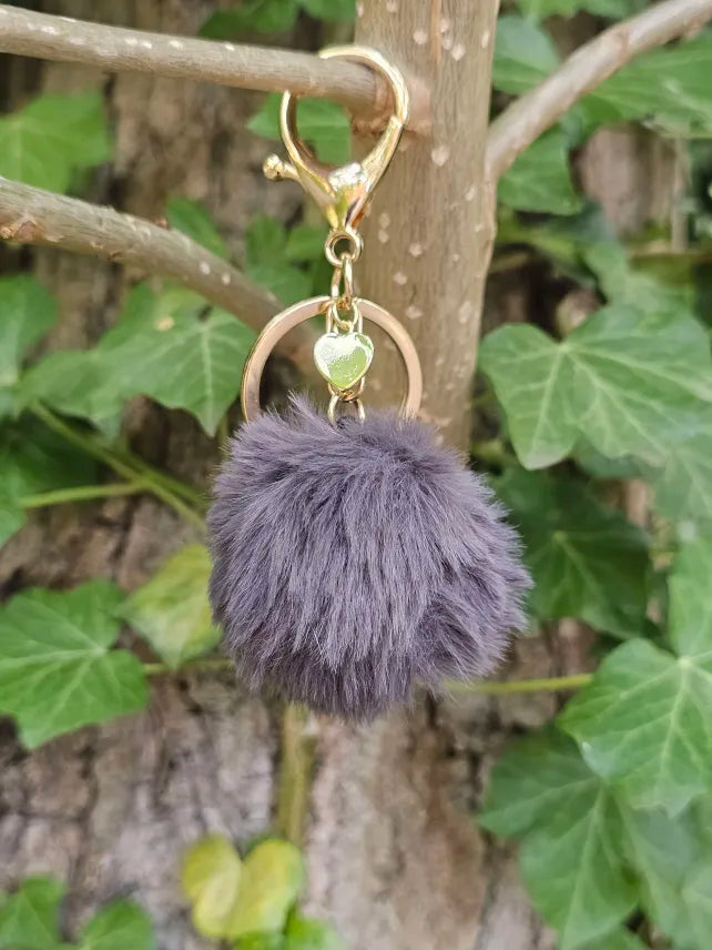 Dark Grey 5cm Pom Pom