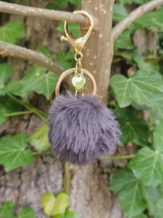 Dark Grey 5cm Pom Pom
