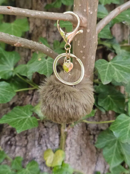 Olive Green 5cm Pom Pom