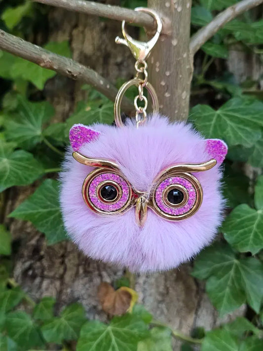 Lavender Owl Pom