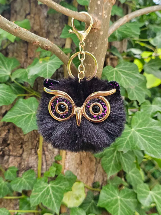 Black Owl Pom