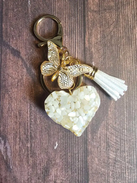 Vanilla Resin Heart
