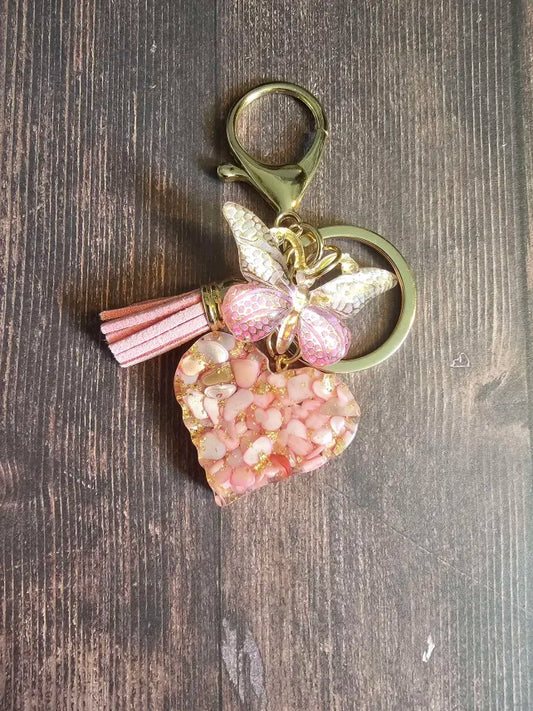Pink Resin Heart