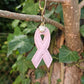 Pale Pink Breast Cancer Awareness Ribbon