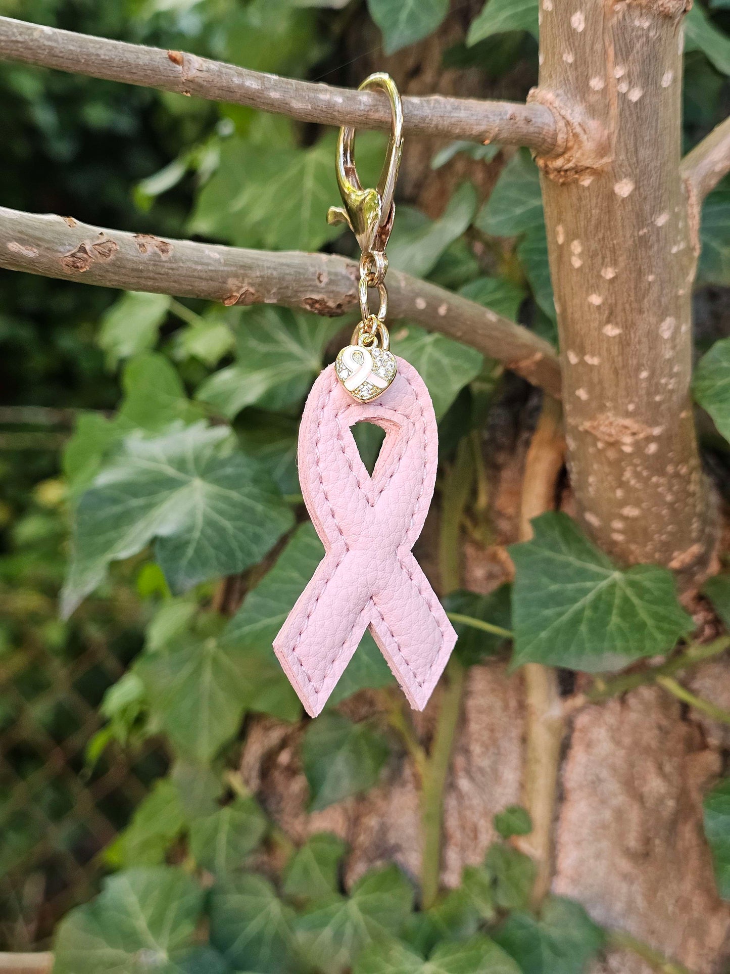 Pale Pink Breast Cancer Awareness Ribbon
