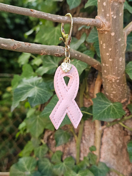 Pale Pink Breast Cancer Awareness Ribbon