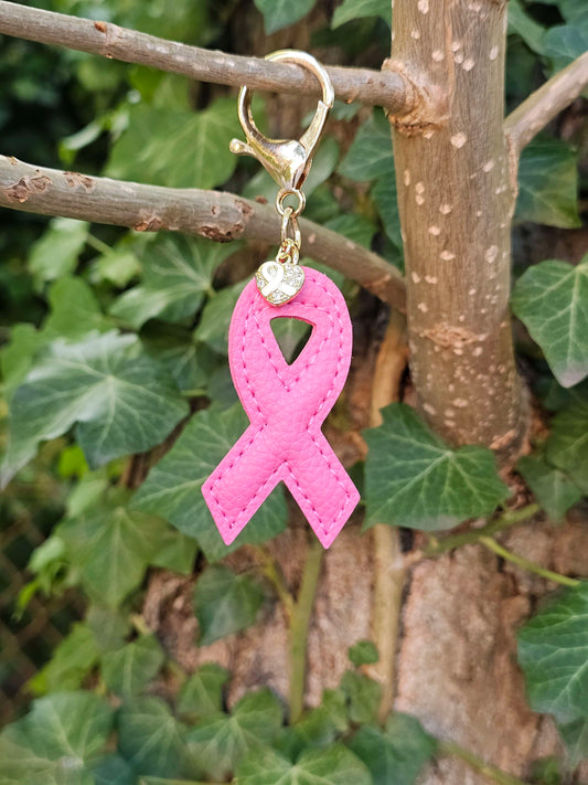 Rose Pink Breast Cancer Awareness Ribbon