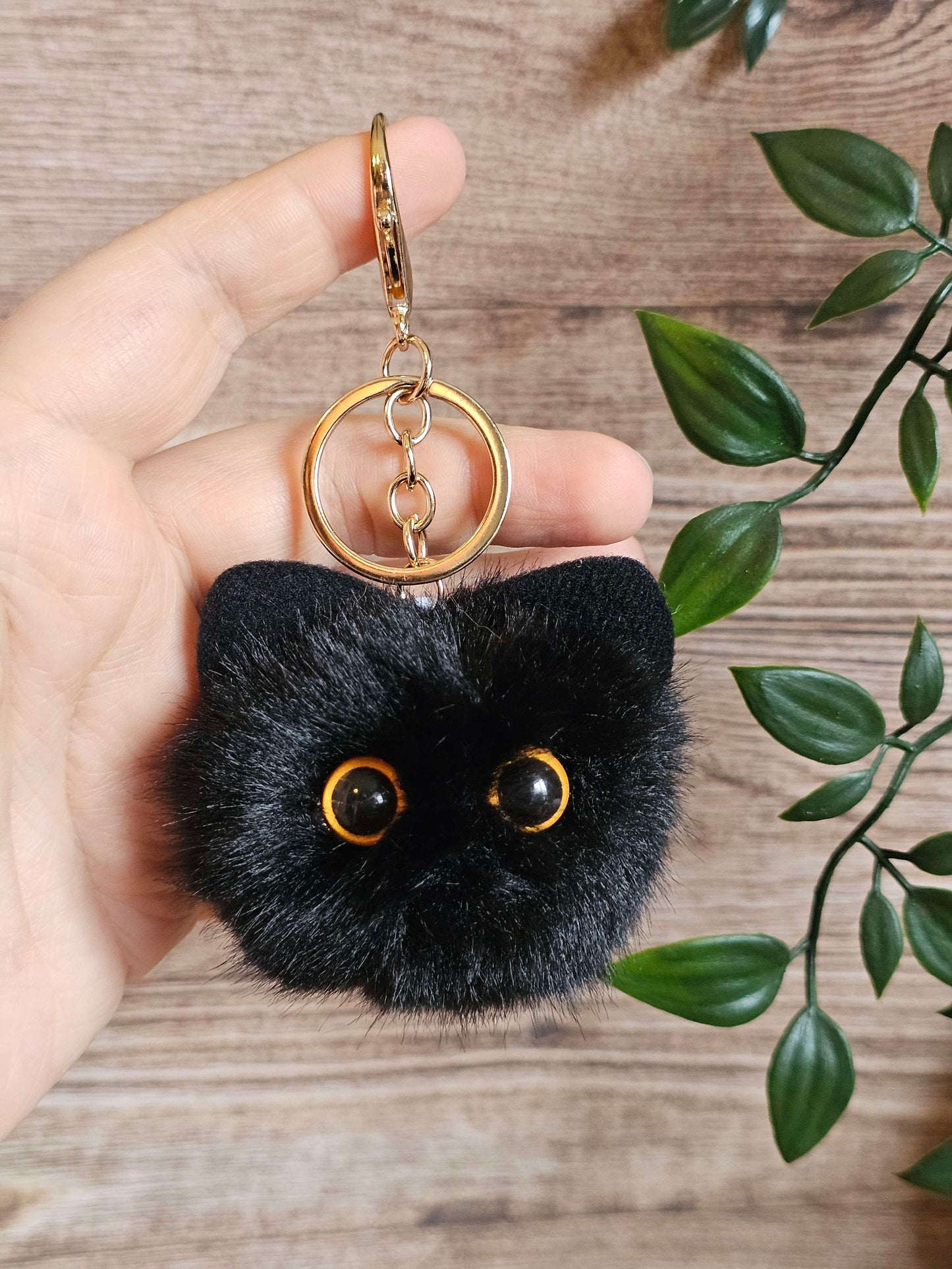 Black Monster Kitty Plush