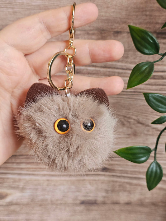 Brown Monster Kitty Plush