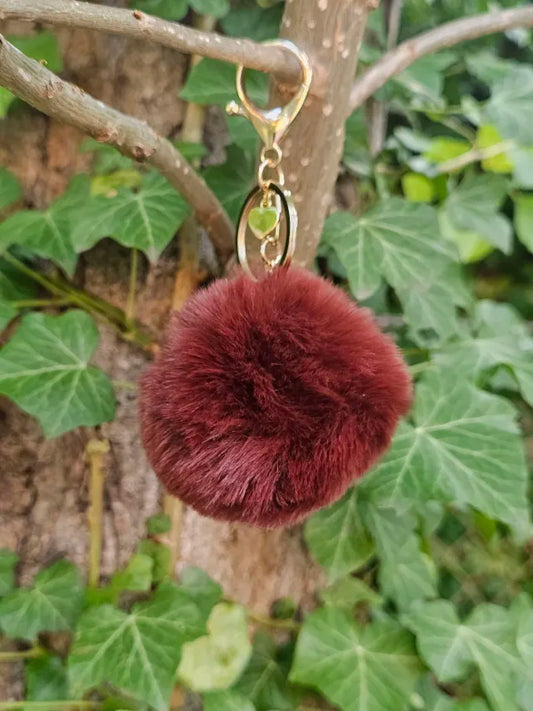 Chocolate 8cm Pom Pom