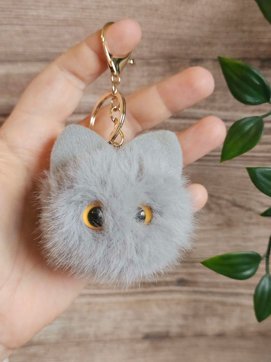 Grey Monster Kitty Plush