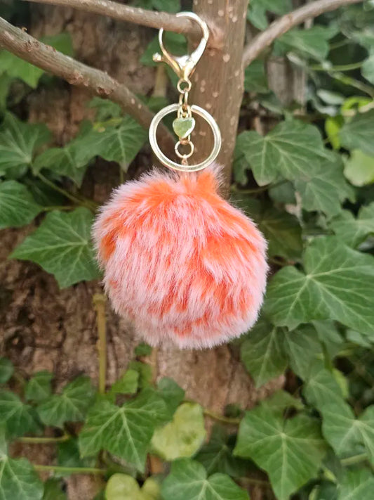 Orange Mix 8cm Pom Pom
