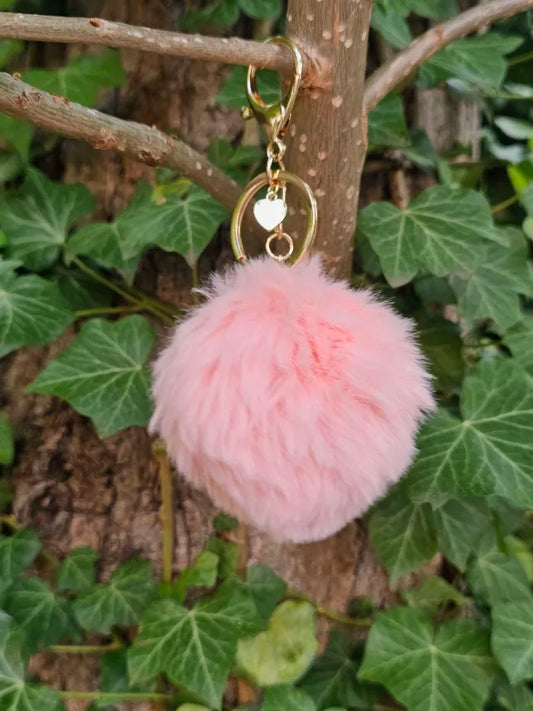Peach 8cm Pom Pom