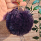 Purple 10cm Soft Pom