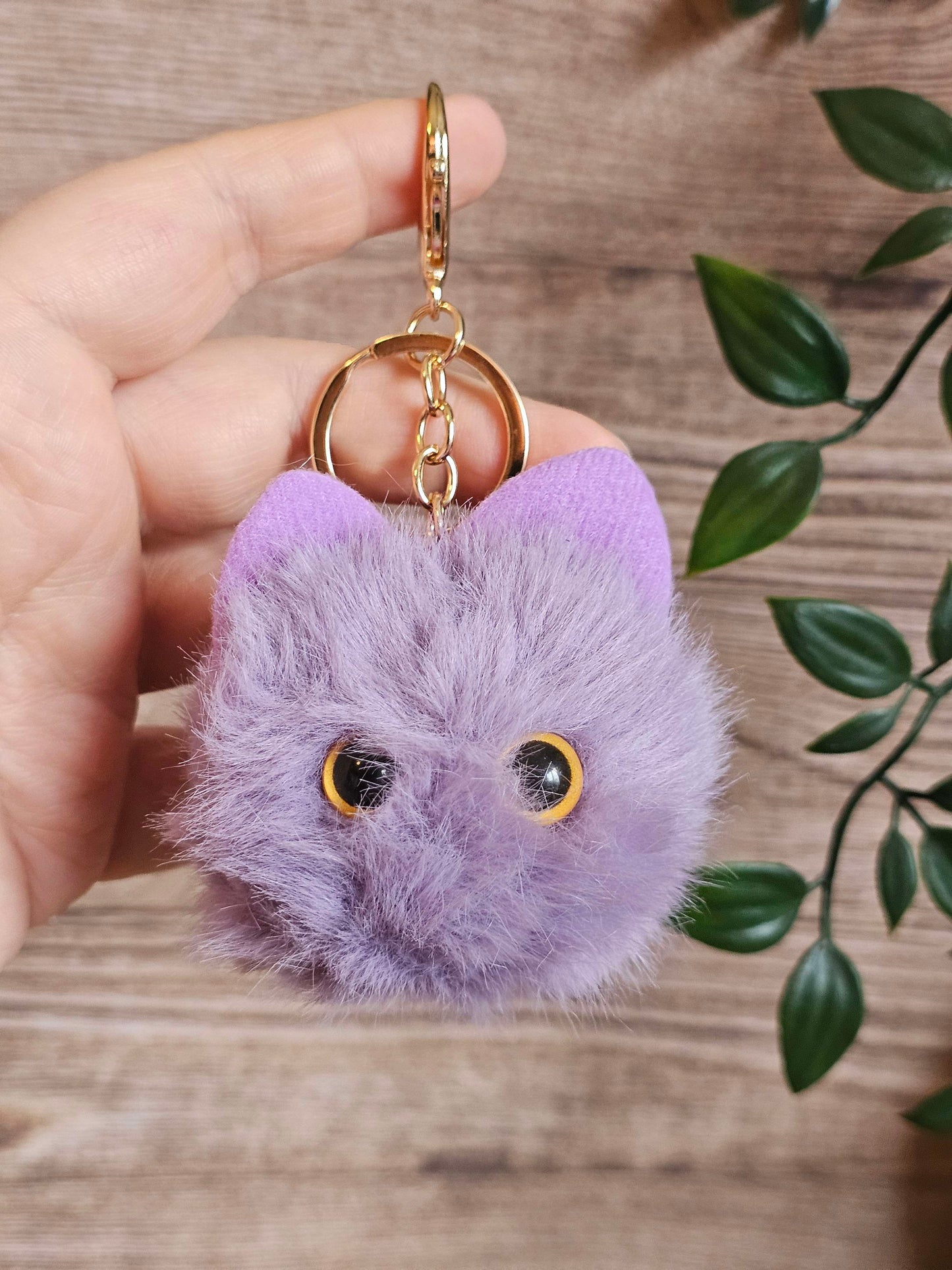 Purple Monster Kitty Plush
