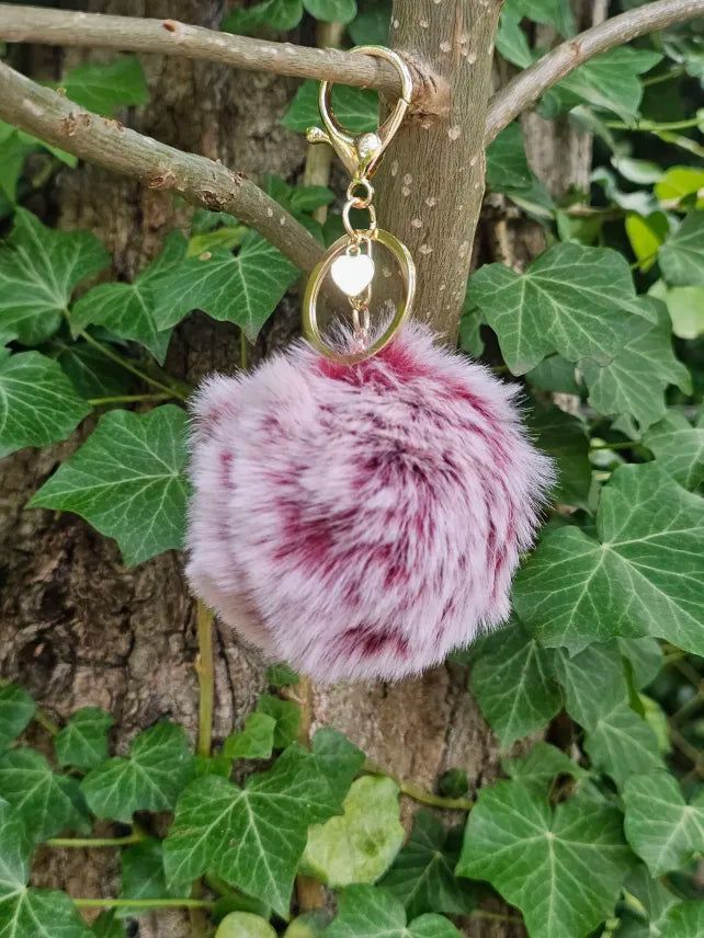 Wine Mix 8cm Pom Pom