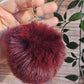 Burgundy 10cm Soft Pom