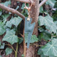 Dark Green Lightning Bolt Leather Keyring