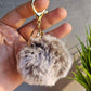 Frosted Grey 8cm Pom Pom