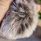 Frosted Grey 8cm Pom Pom