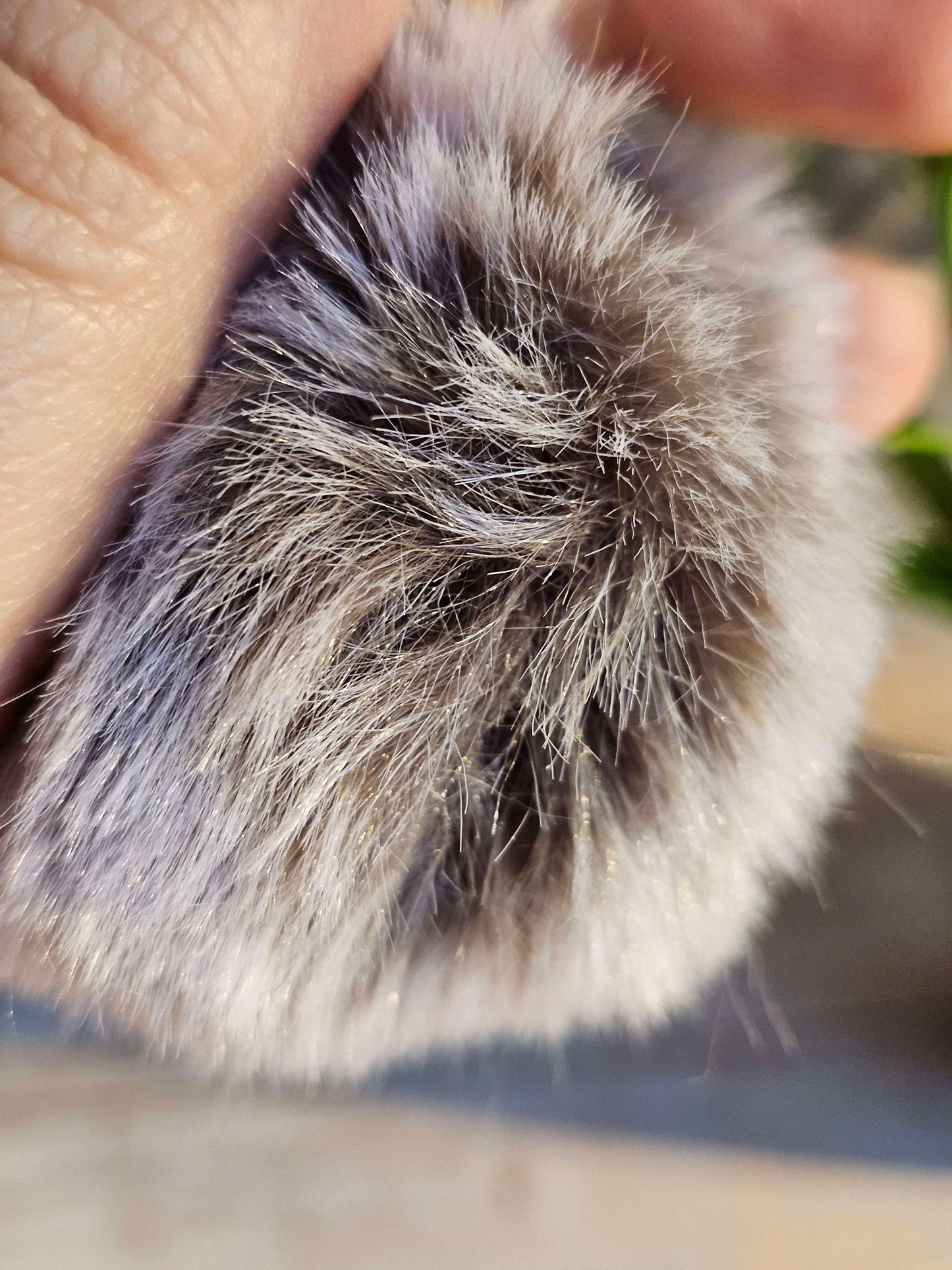 Frosted Grey 8cm Pom Pom