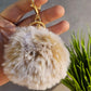 Frosted Maple 8cm Pom Pom