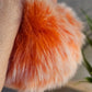 Frosted Orange 8cm Pom Pom
