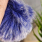 Frosted Royal Blue 8cm Pom Pom