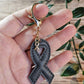 Dark Grey Brain Tumour Awareness Ribbon