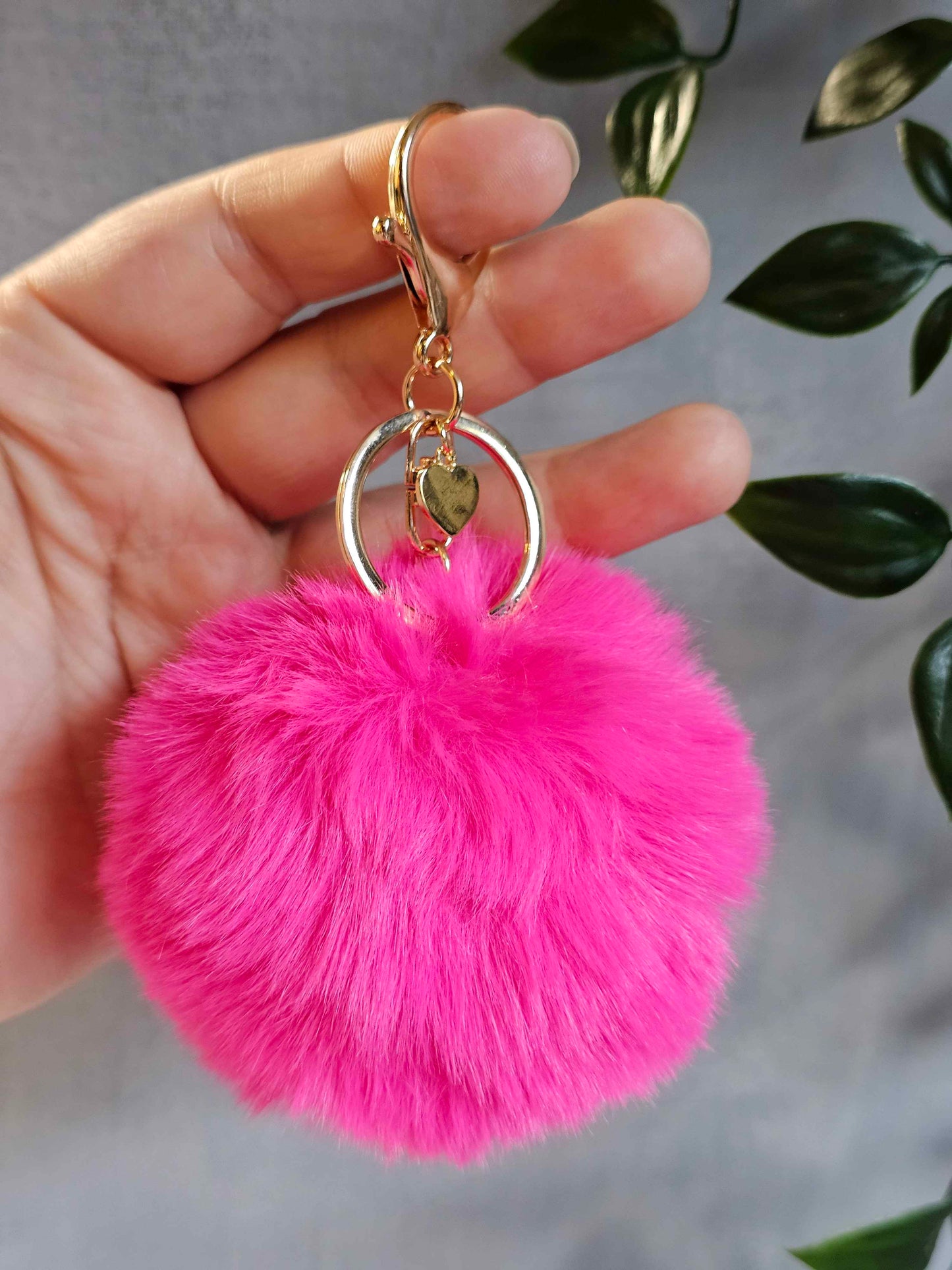 Hot Pink 8cm Pom Pom