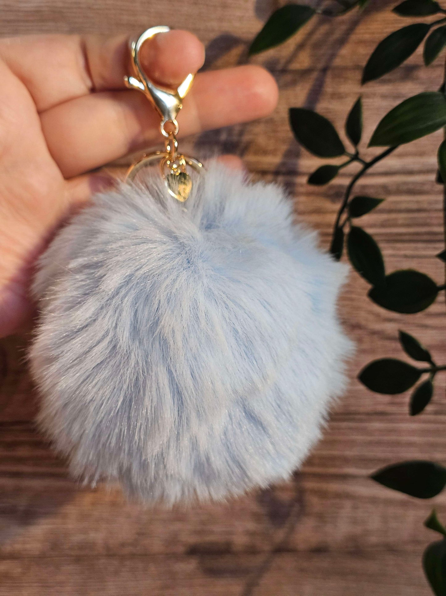 Light Blue 10cm Soft Pom