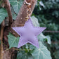 Light Purple Leather Star Keyring