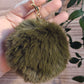 Olive Green 10cm Soft Pom