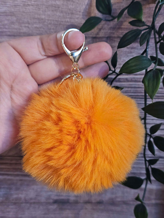 Orange 10cm Soft Pom