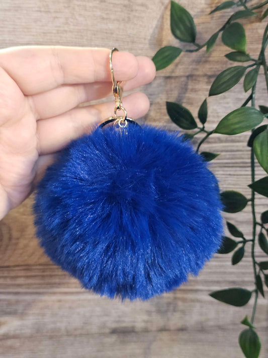 Royal Blue 10cm Soft Pom